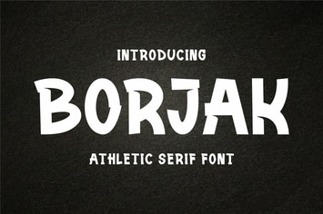 Borjak - Athletic Font