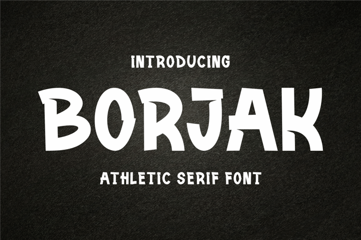 Borjak - Athletic Font