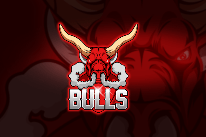 Bulls Fume - Mascot & Esport Logo