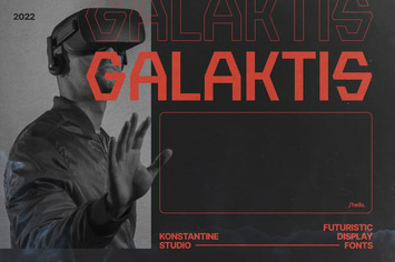 Galaktis - Futuristic Display Fonts