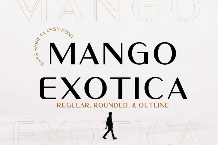 Mango Exotica Modern Minimalism Font