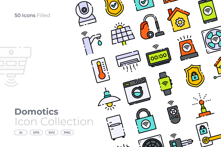 Domotics Filled Icon