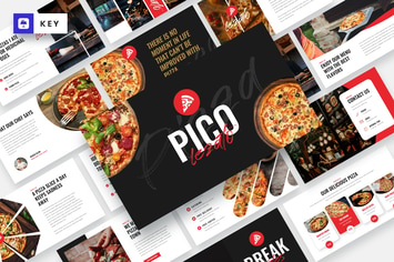 Pico Lezato - Pizza & Fast Food Keynote Template