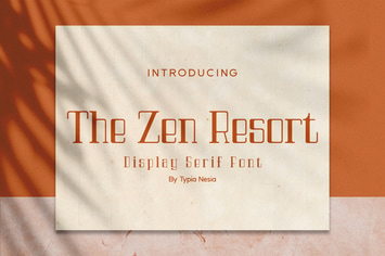 The Zen Resort - Royal Luxury Font