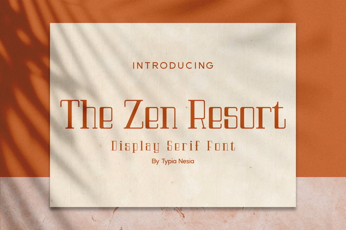 The Zen Resort - Royal Luxury Font