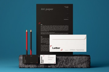 Stationery Mock-Up Template