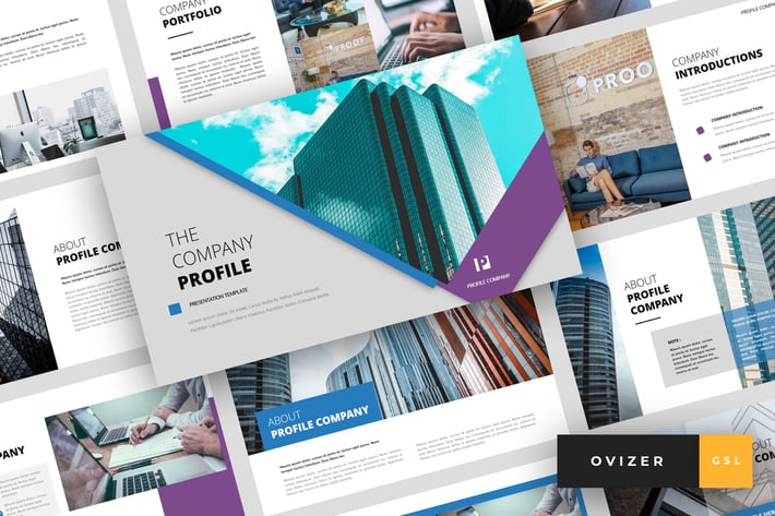Ovizer - Company Profile Google Slides Template