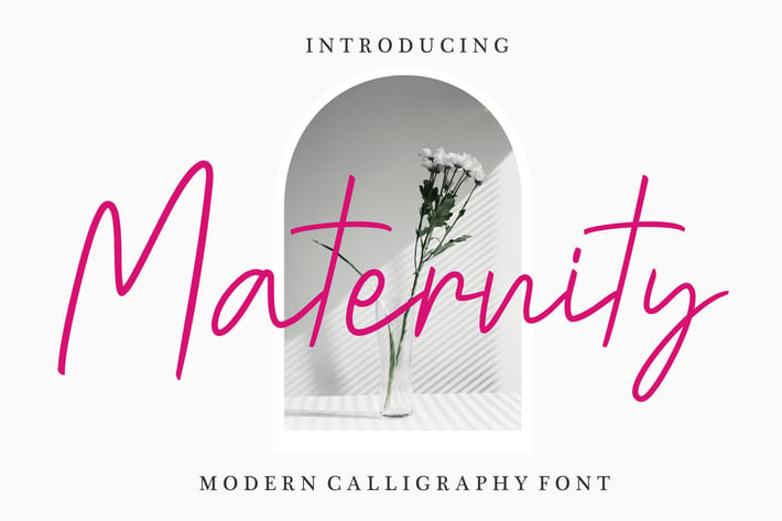 Maternity | Modern Calligraphy Font
