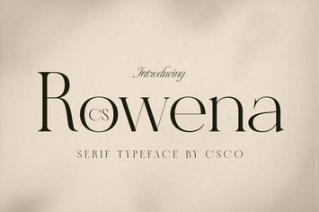 CS Rowena – Serif Font