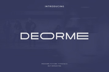 Deorme - Modern Display Font