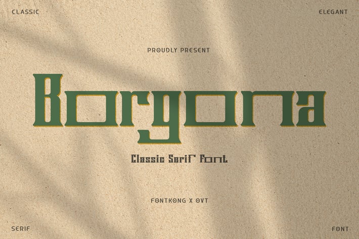 Borgona - Classic Serif Font