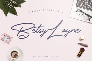 Betsy Layne - Signature Font