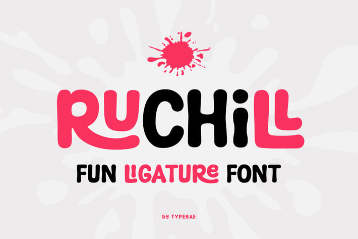 Ruchill – Fun Ligature Font