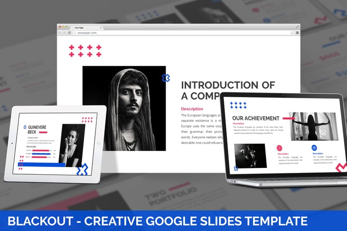 Blackout - Creative Google Slides Template