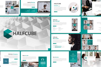 Halfcube - Business Keynote Template