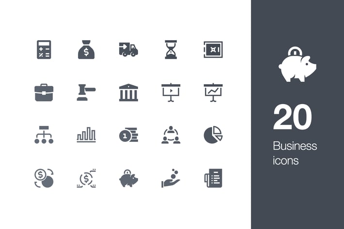 20 Business icons