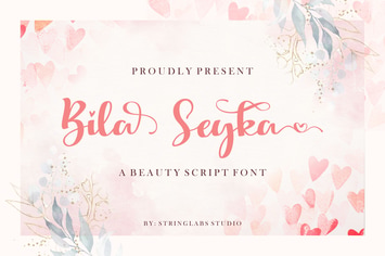 Bila Seyka - Lovely Script Font