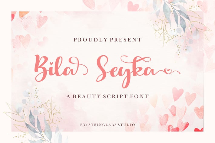 Bila Seyka - Lovely Script Font