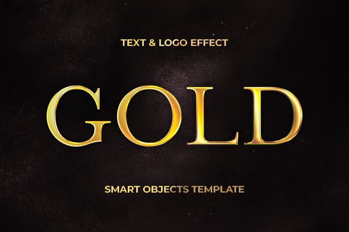 Forged Gold Text & Logo Effect