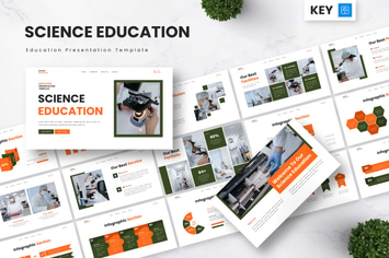 Science Education - Education Keynote Templates
