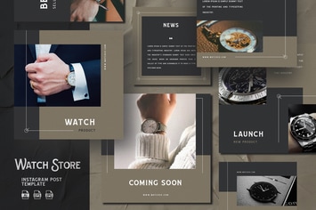 Elegant Modern Watch - Instagram Template