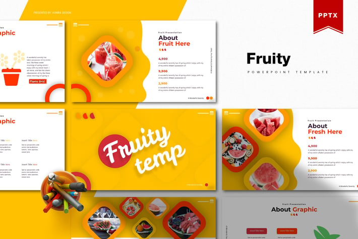 Fruity | Powerpoint Template