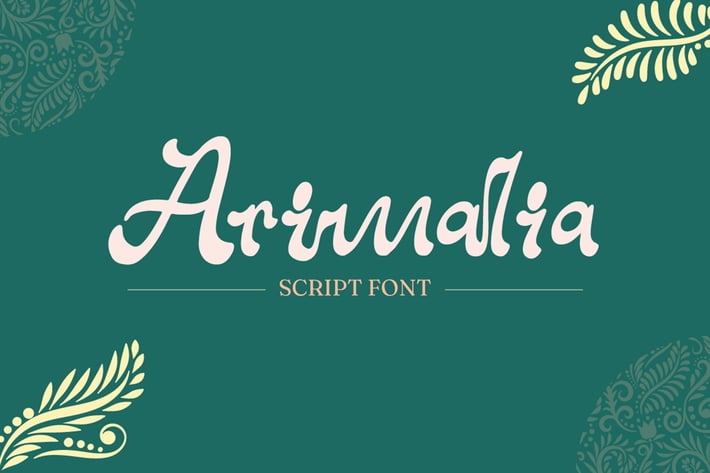 Arimalia - Elegant Script Font