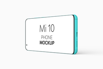 Mi 10 Phone Mockup
