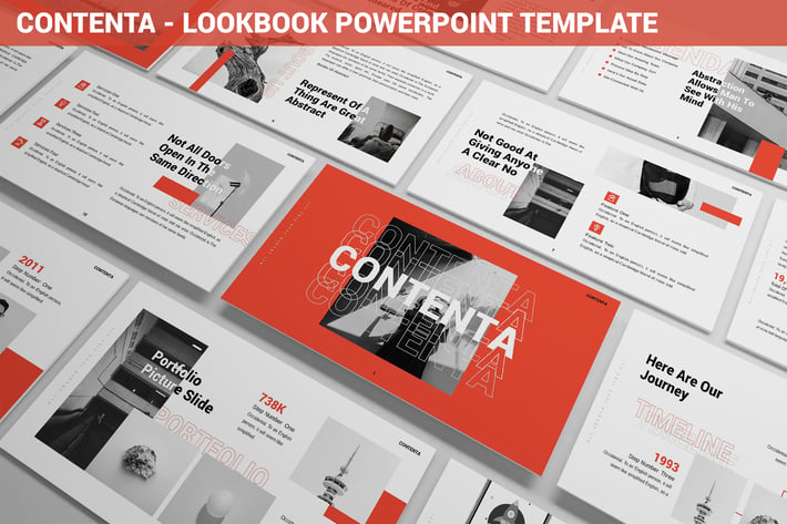 Contenta - Lookbook Powerpoint Template