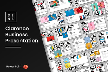 Clarence – Pattern Business PowerPoint Template