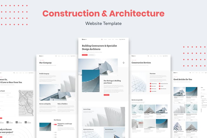 Architecture and Construction Website Template