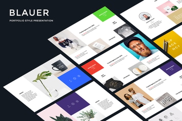 BLAUER - Creative Keynote Template