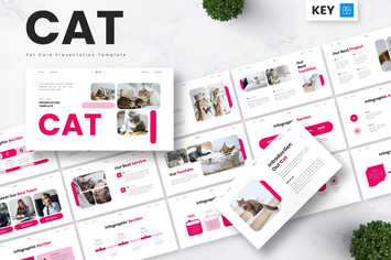 Cat - Pet Care Keynote Templates