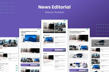 News Editorial Website Template