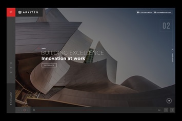 Arkiteq - Premium Architecture Website Slider