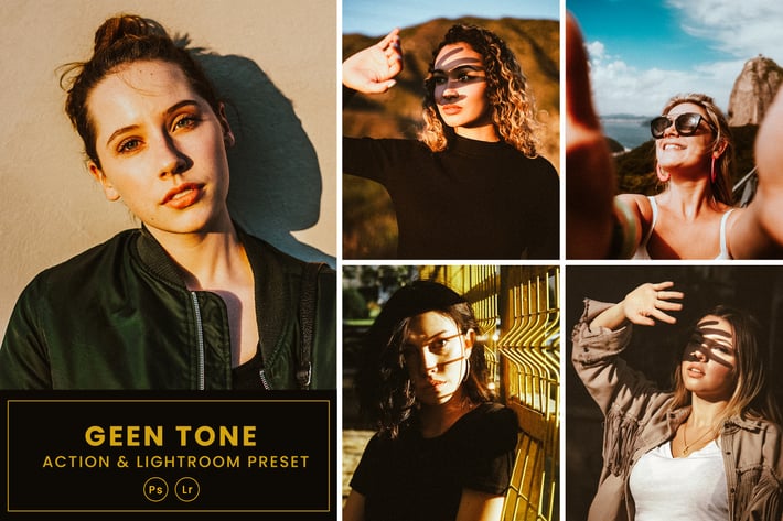 Sun Kissed Face Action & Lightrom Presets