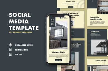 Instagram Templates - Residence
