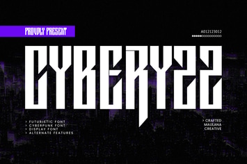 Cyberyzz Futuristic Font