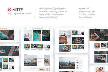Mite - Simple Blog HTML5 Template