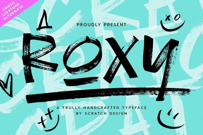 Roxy Marker Font