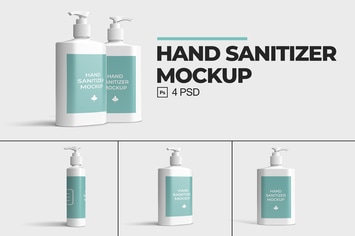 Hand Sanitizer Mockup V.1