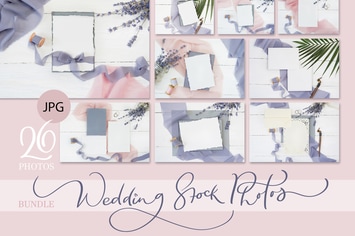 Wedding stock photo bundle