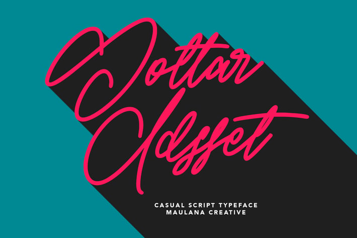 Gottar Adsset Signature Brush Font