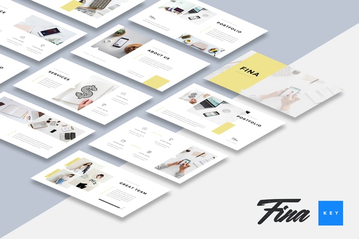 Fina - Business Keynote Presentation Template