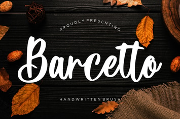 Barcetto Brush Business Font