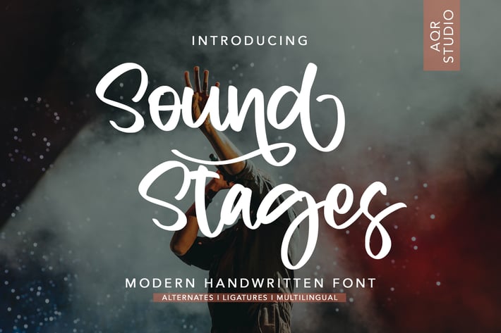 SoundStages - Modern Handwritten Font