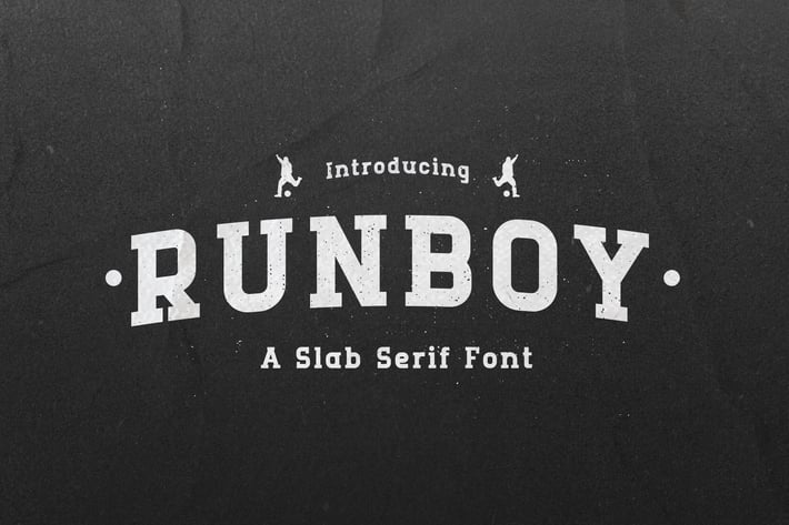 Runboy - Sport Slab Serif