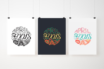 April Fools Day Greeting Card