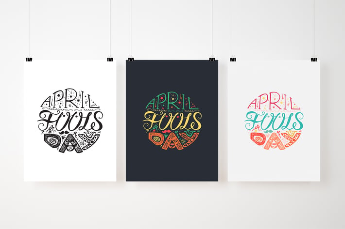 April Fools Day Greeting Card