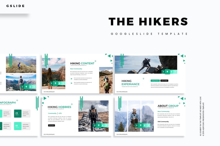 The Hikers - Google Slides Template